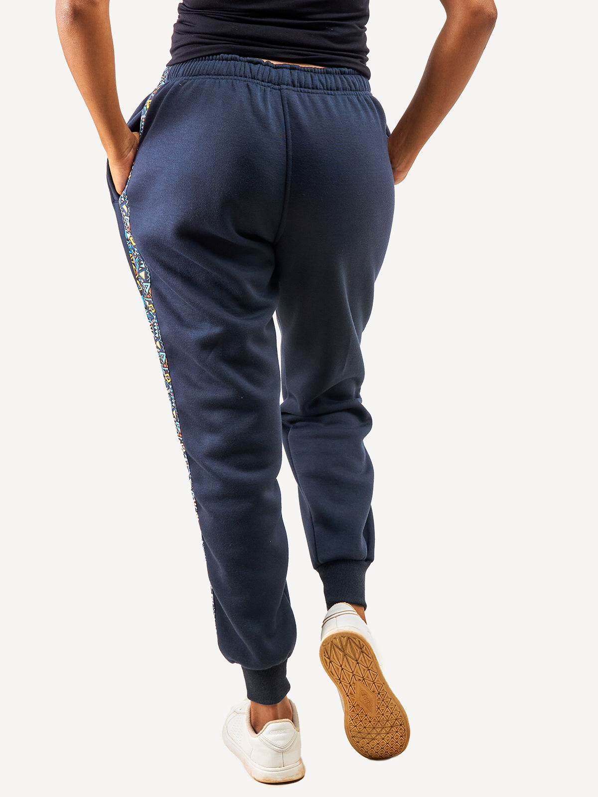 Kali Sweats: Pants - Navy with Blue KK