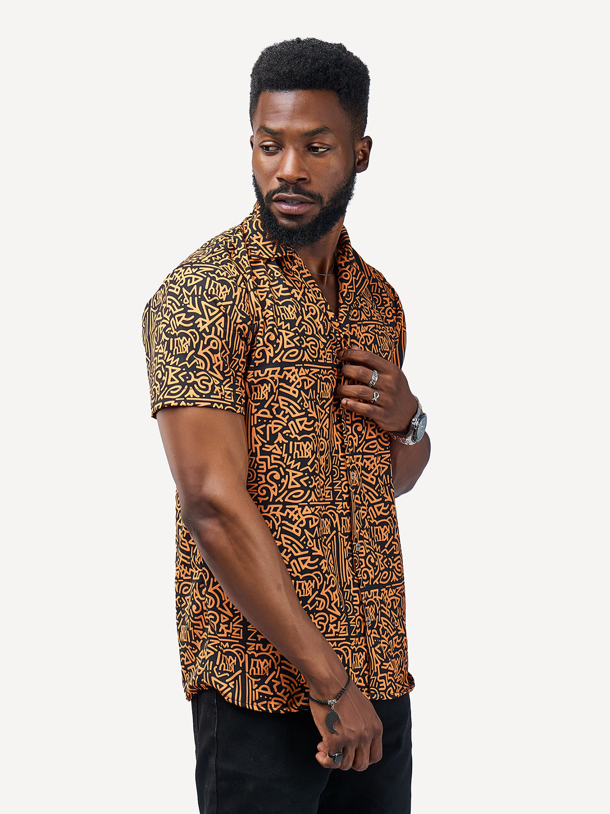 KaliShirts: Black & Gold KK Print