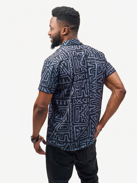 KaliShirts: Grey Tribal KK Print