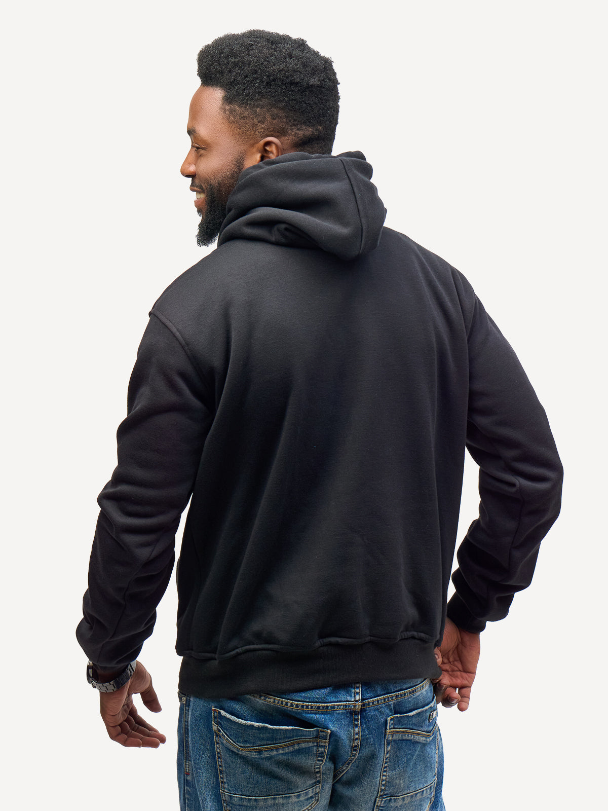 Kali Graphic Hoodies: Black with Simba