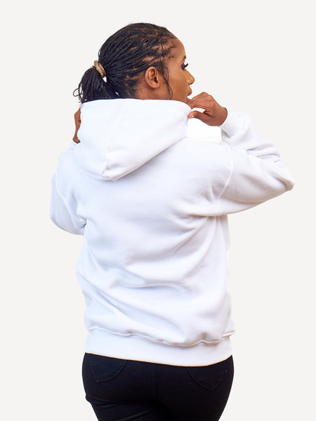 Kali Graphic Hoodies: White with Tembo