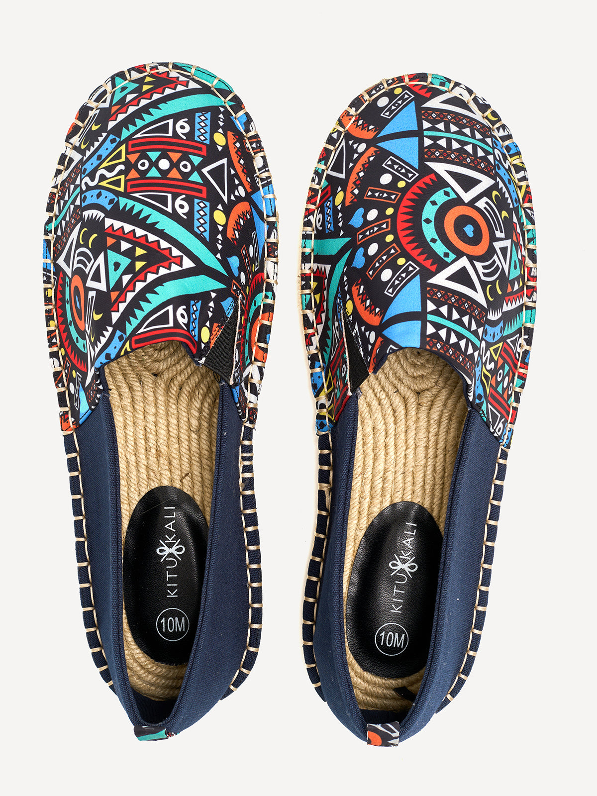 KaliDrilles: Navy with Blue Tribal