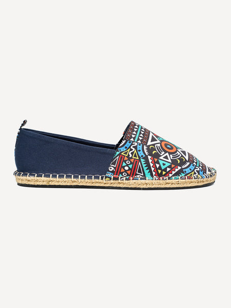 KaliDrilles: Navy with Blue Tribal