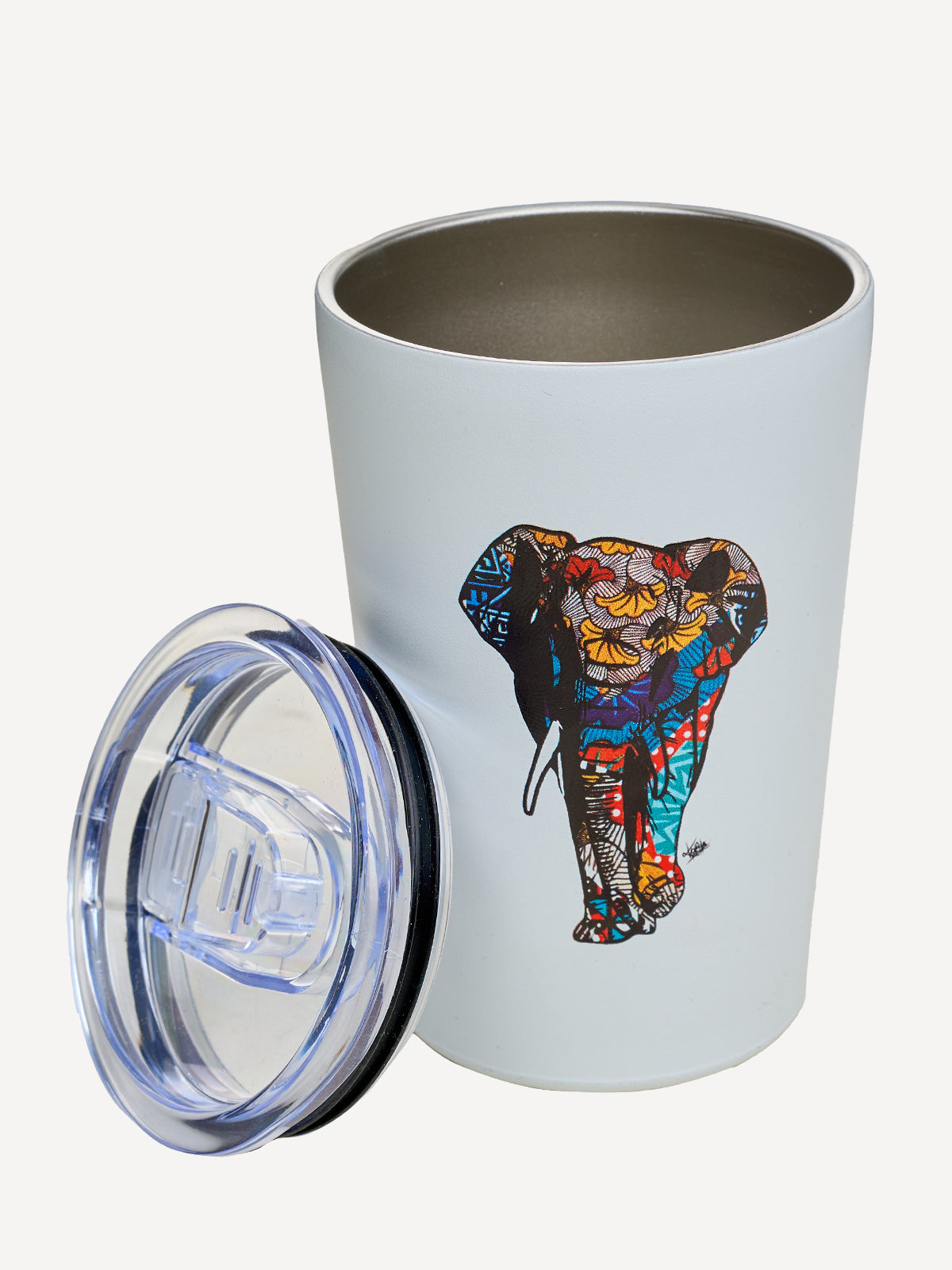 Insulated Mugs: White with Tembo