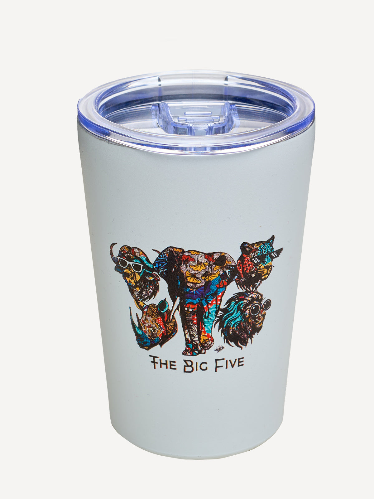 Insulated Mugs: White with Big Five