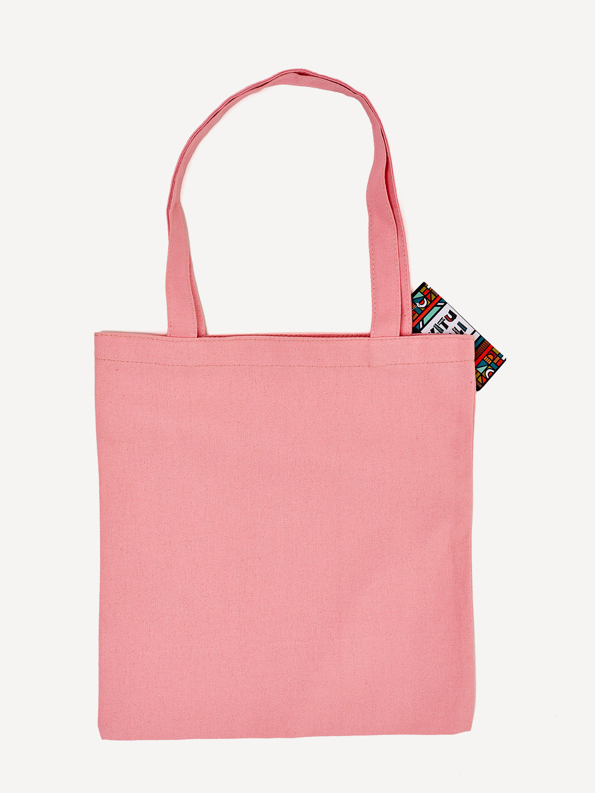 Graphic Tote Bags: Pink with KK Mural