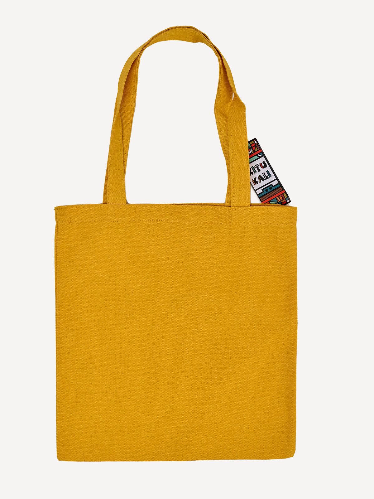 Graphic Tote Bags: Yellow with Big Five