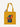 Graphic Tote Bags: Yellow with African Lady