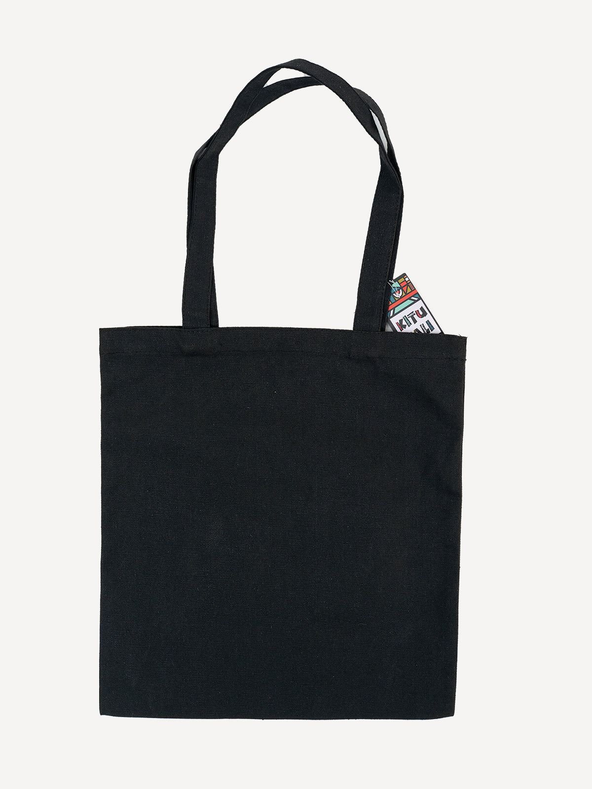 Graphic Tote Bags: Black with Milia