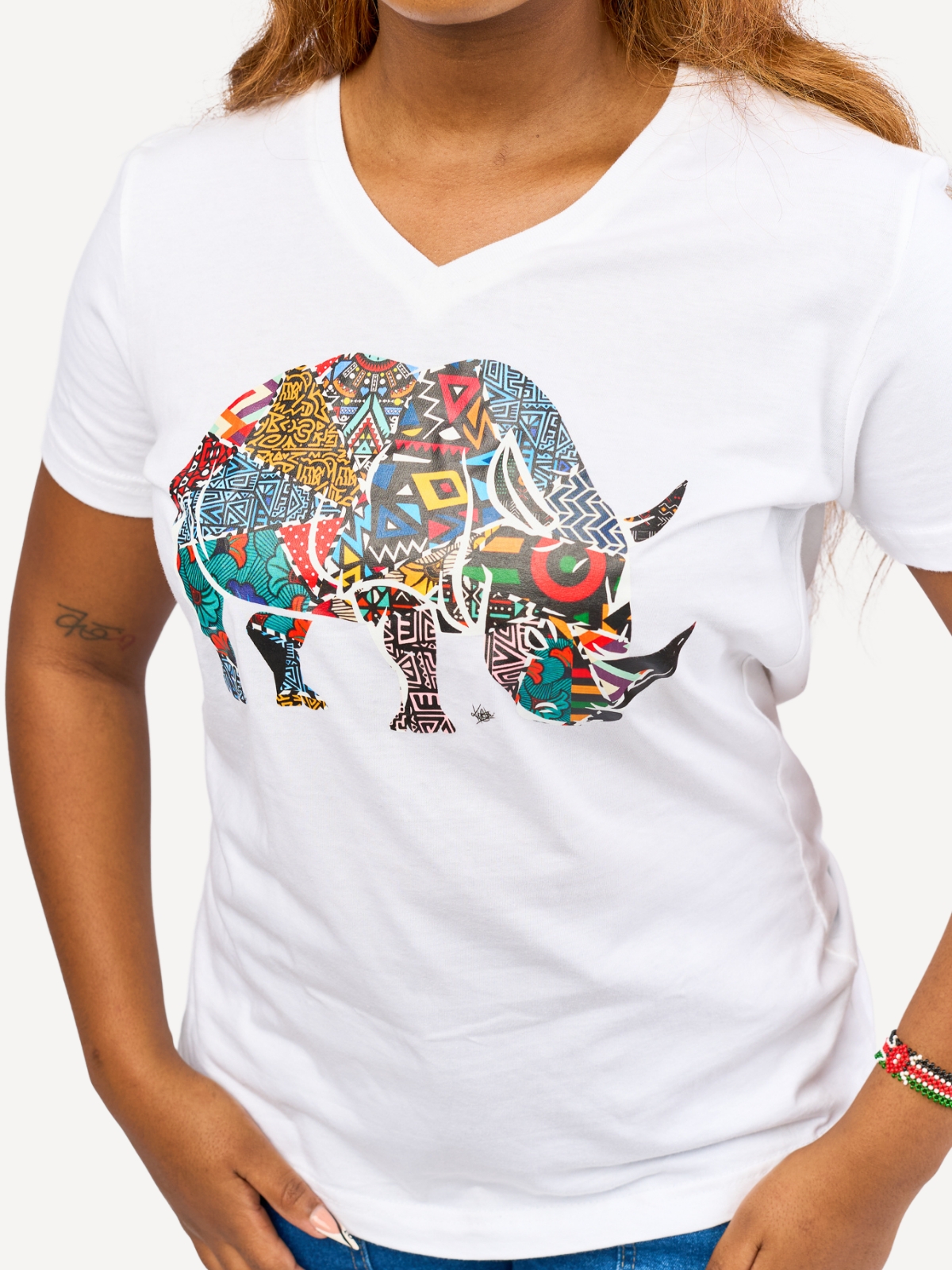 Kali Graphic Ts: White with Kifaru